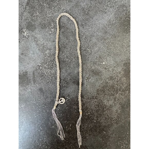 Carolina Bucci White Gold 18K Lucky Bracelet With Peace Charm - Picture 9 of 12